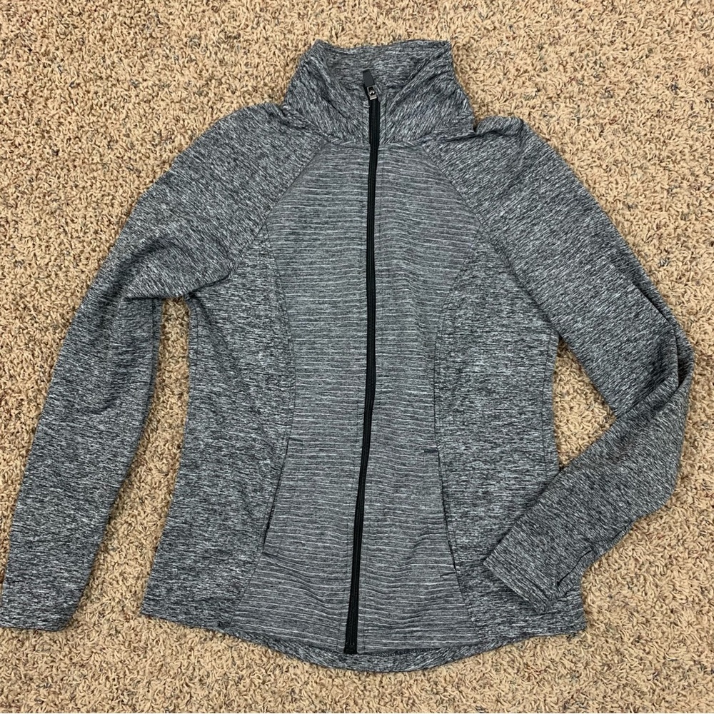 NEW Avia Grey Athletic Zip Jacket - Picture 3 of 11